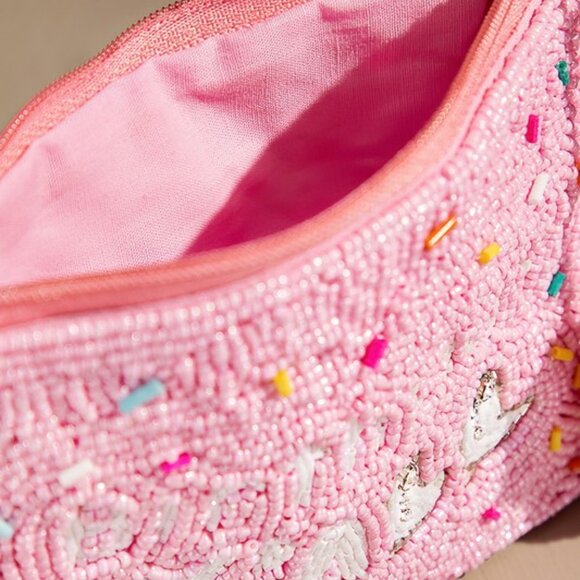 NWT Western Birthday Y'all Beaded Credit Card Coin Purse - Picture 6 of 6